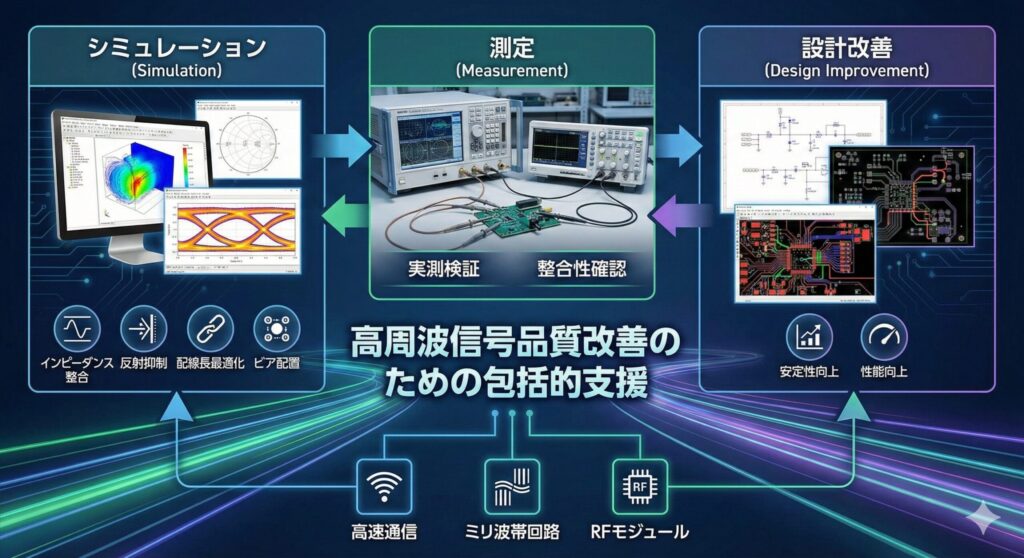高周波信号品質改善のための包括的支援