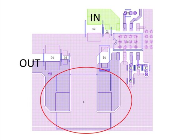 インダクタへの最適な配線 | 電源基板設計.com インダクタへの最適な配線 | 電源基板設計.com