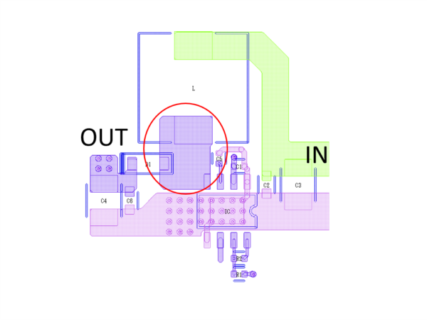 インダクタの出力配線は必要以上に広げない | 電源基板設計.com インダクタの出力配線は必要以上に広げない | 電源基板設計.com
