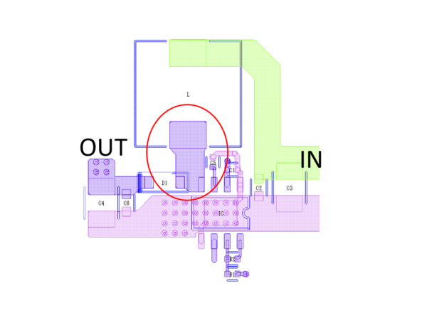インダクタの出力配線は必要以上に広げない | 電源基板設計.com インダクタの出力配線は必要以上に広げない | 電源基板設計.com